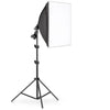 Studio Kit Photo Softbox Light Box Lighting Single Led Lamp with Tripod Photography ooting Soft Box Fla E27 Accessories