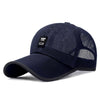 Men Women Quick-Dry Sports Baseball Cap Snapback Sunhat Mesh Patchwork Outdoor Hiking Running Hip Hop Baseball Hats Casquette