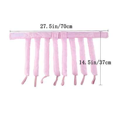 Heatless Hair Curler No Heat Hair Rollers Lazy Curling Rod Headband Silk Ribbon Curls Soft Curlers Foam Roller Hair Styling Tool