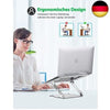 Aluminum Ergonomic Laptop Stand with Ventilation - Robust Design