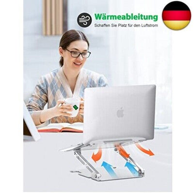 Aluminum Ergonomic Laptop Stand with Ventilation - Robust Design