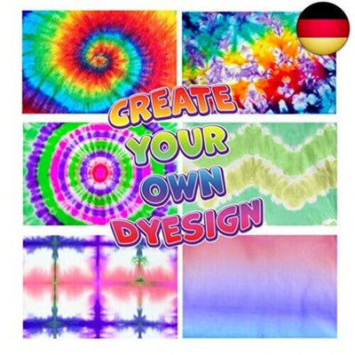 Splat Planet T-Shirt Schmetterling Tie Dye Kit, Fünf Farben Stoff Textilfarbe,