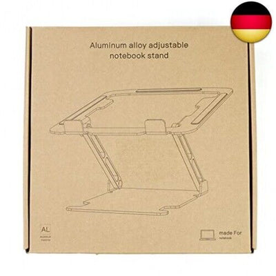 Aluminum Ergonomic Laptop Stand with Ventilation - Robust Design