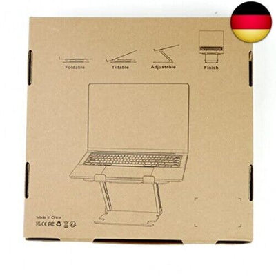 Aluminum Ergonomic Laptop Stand with Ventilation - Robust Design
