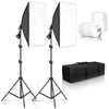 Studio Kit Photo Softbox Light Box Lighting Single Led Lamp with Tripod Photography ooting Soft Box Fla E27 Accessories
