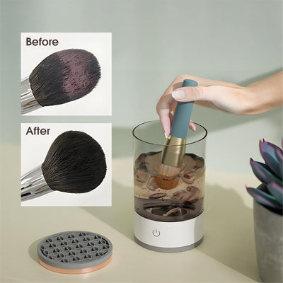 Make up Pinselreiniger Trockner, Make up Pinsel Reiniger, Pinselreiniger, USB Automatische Tiefenkosmetik Reinigungsgerät Make up Pinselwerkzeug Für Aller Größen