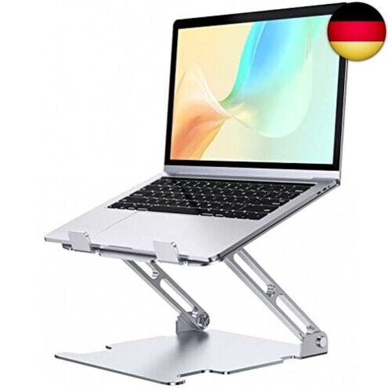 Aluminum Ergonomic Laptop Stand with Ventilation - Robust Design